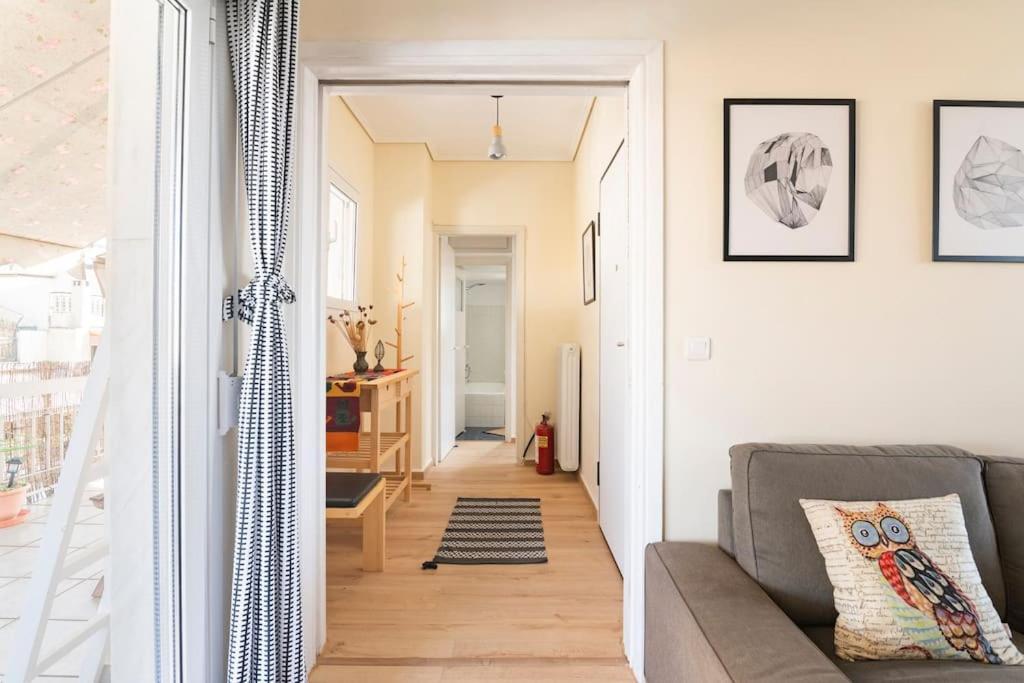 Top Floor Apartment At Petrolona With Big Balcony Athena Bagian luar foto